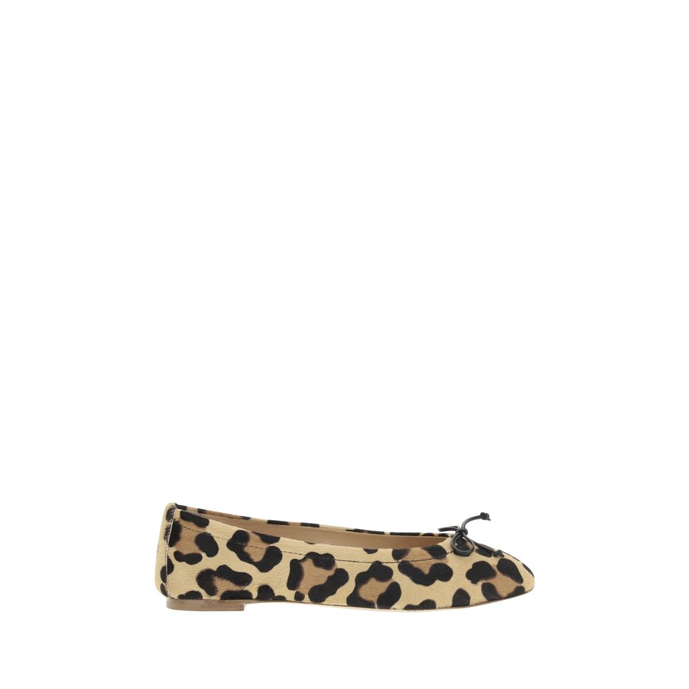 Francesco Russo Ballerinas mit Leopardenmuster