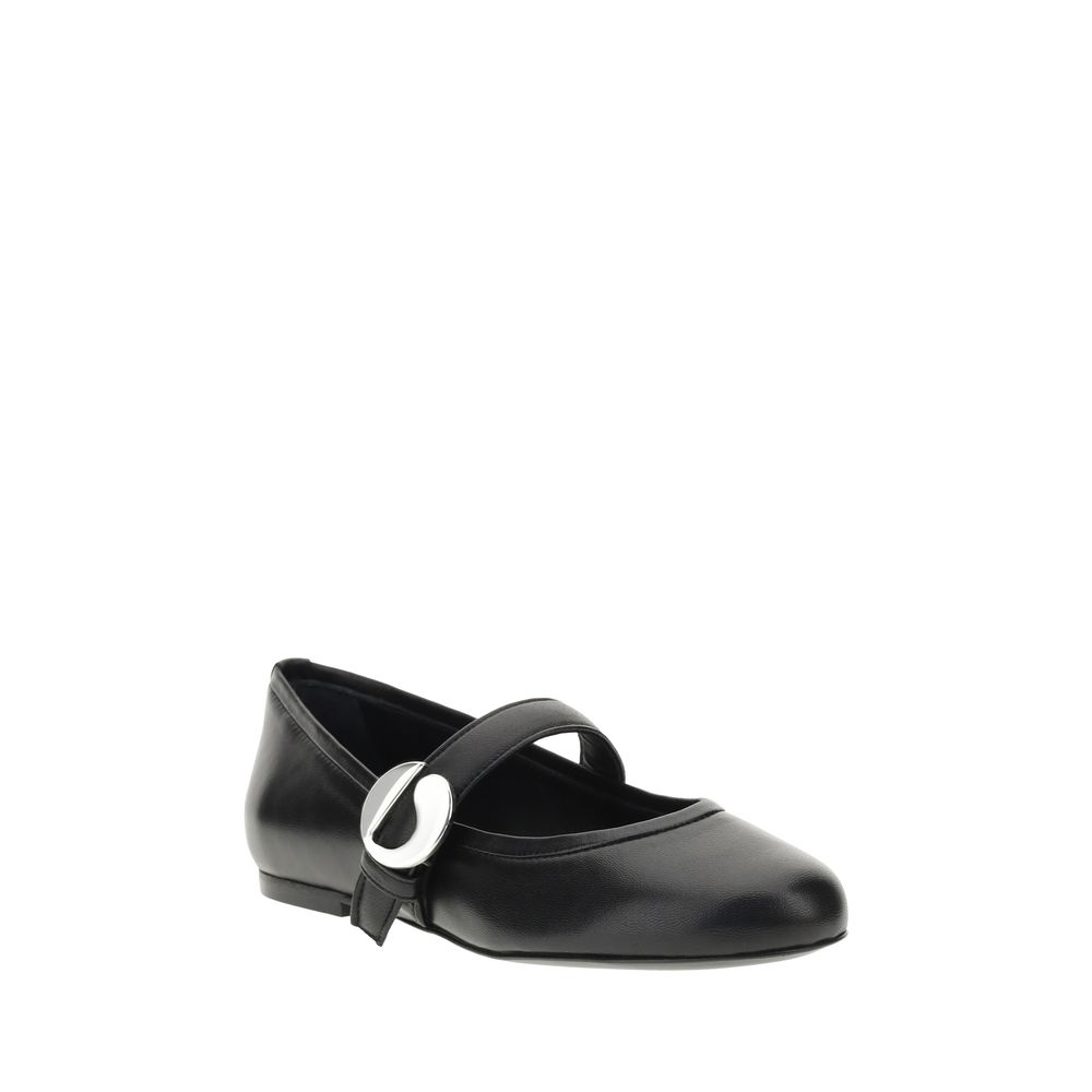 Coperni Lederballerinas