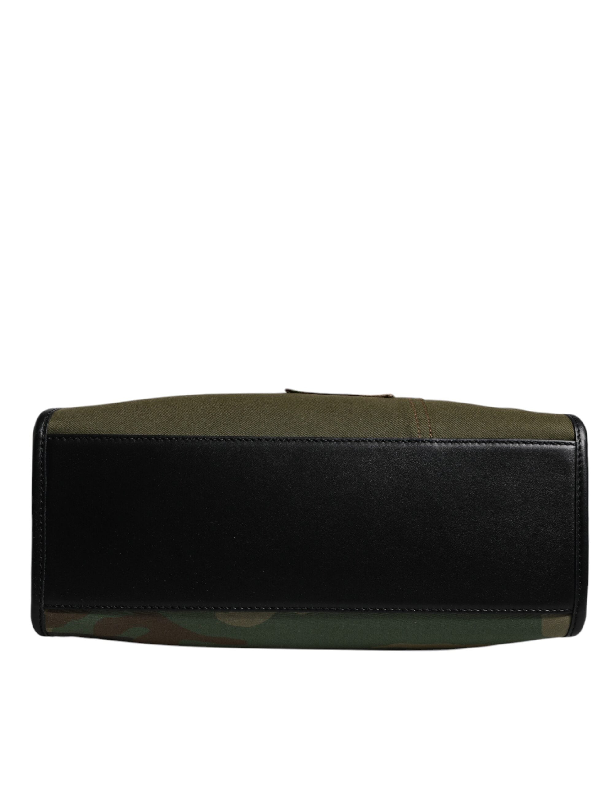 Dolce &amp; Gabbana Geantă crossbody multicoloră cu model camuflaj patchwork