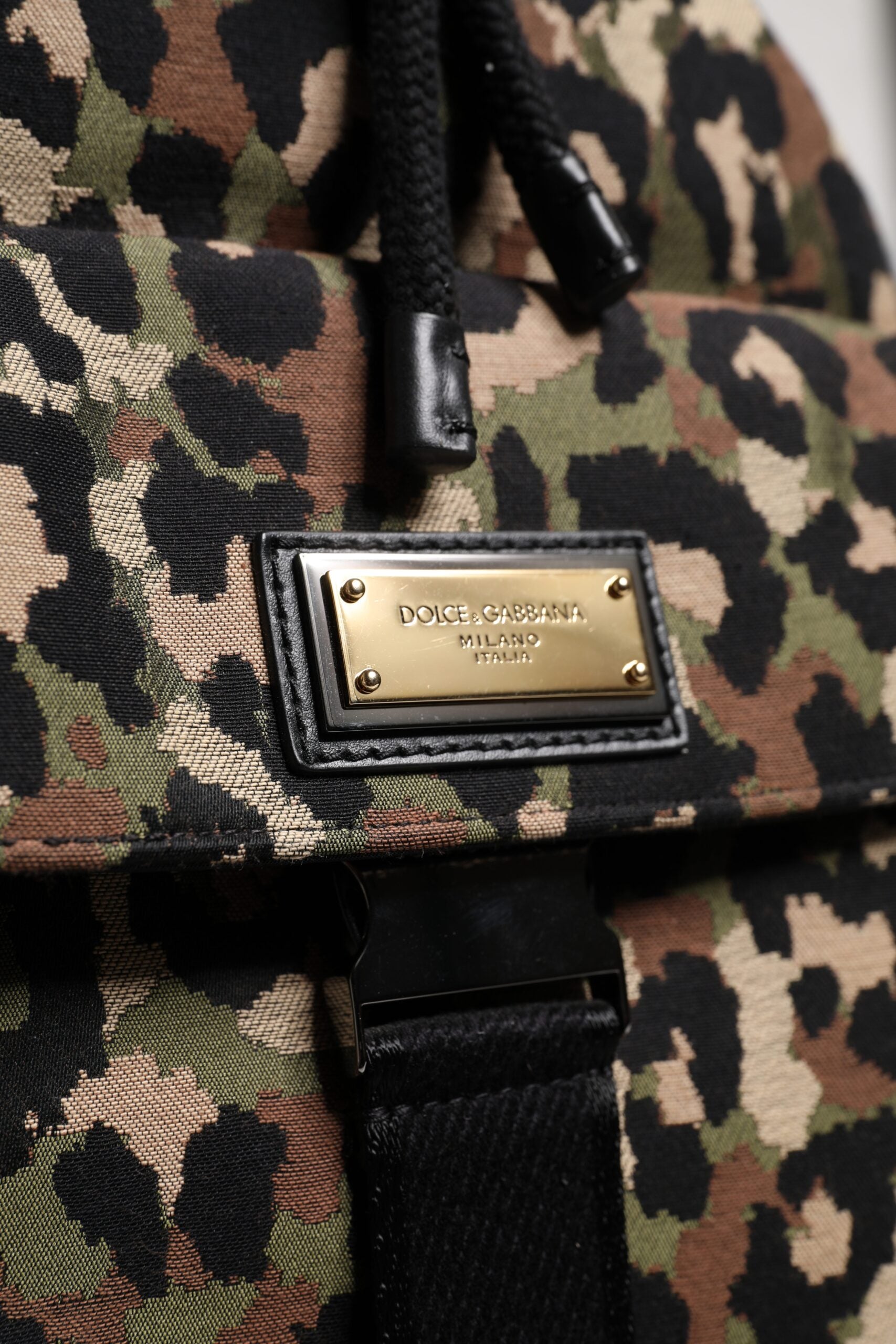 Geantă de umăr Dolce &amp; Gabbana cu imprimeu leopard multicolor din bumbac