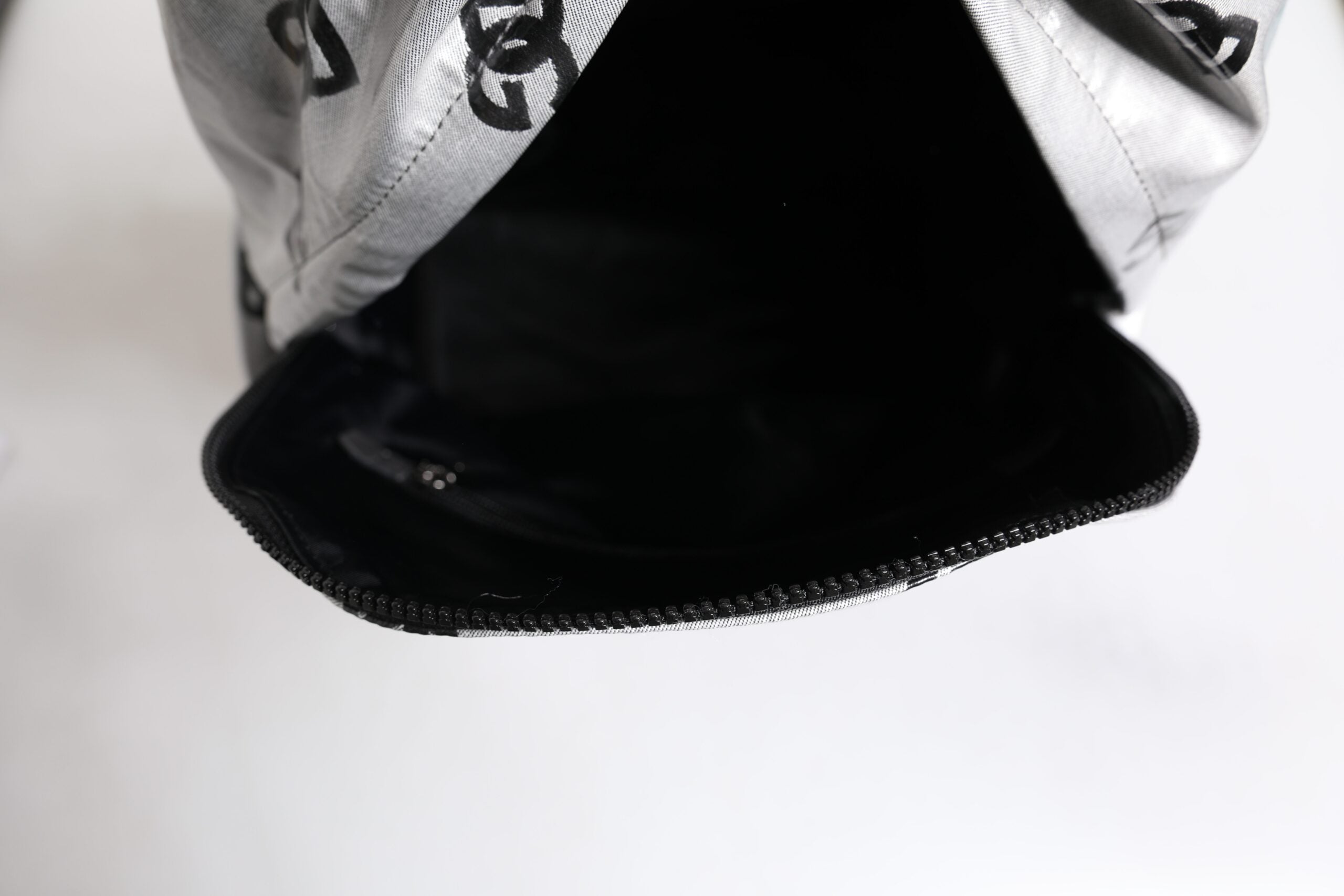 Rucsac Dolce &amp; Gabbana din poliester gri negru cu placă cu logo DG