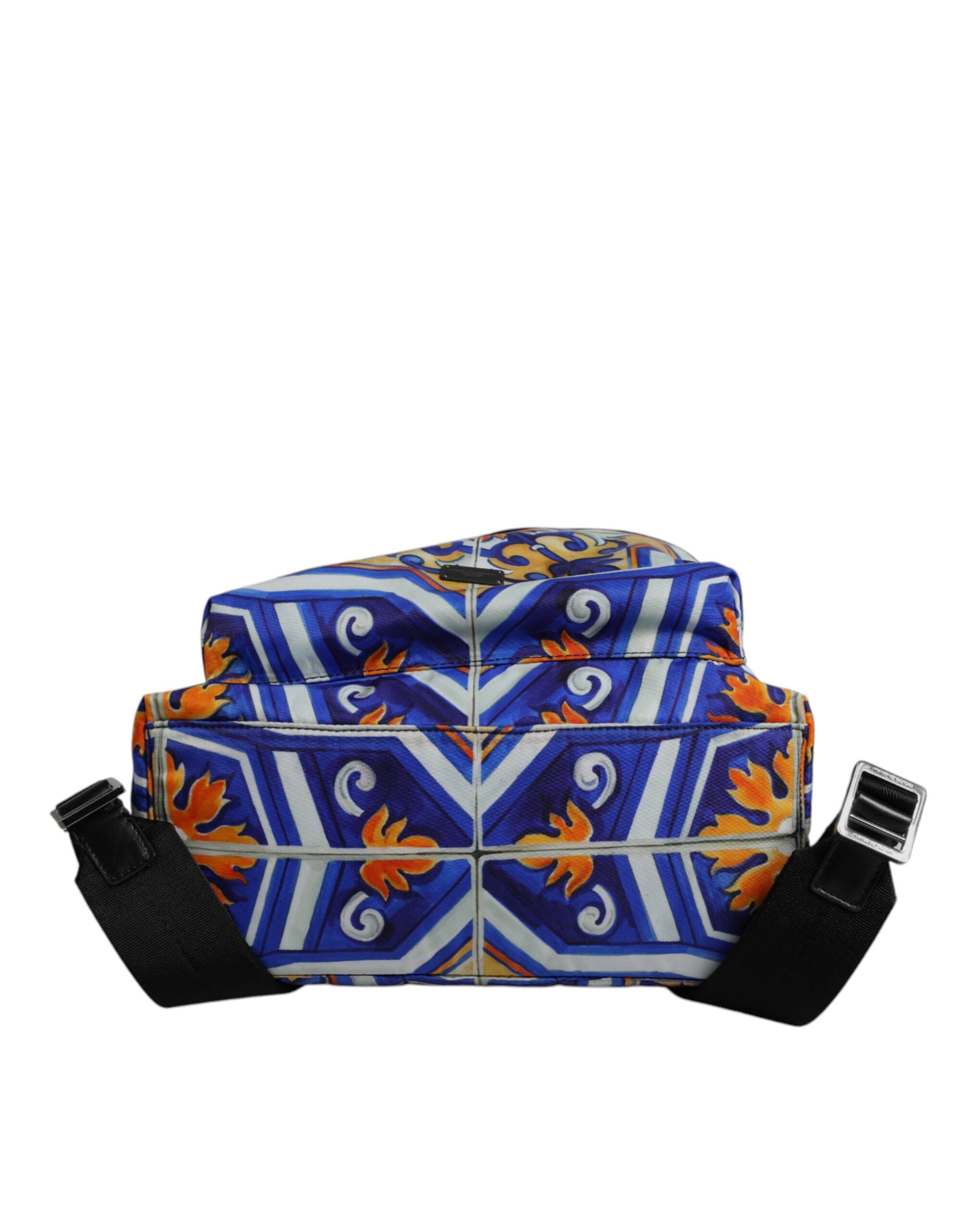 Rucsac de călătorie Dolce &amp; Gabbana cu imprimeu Majolica multicolor