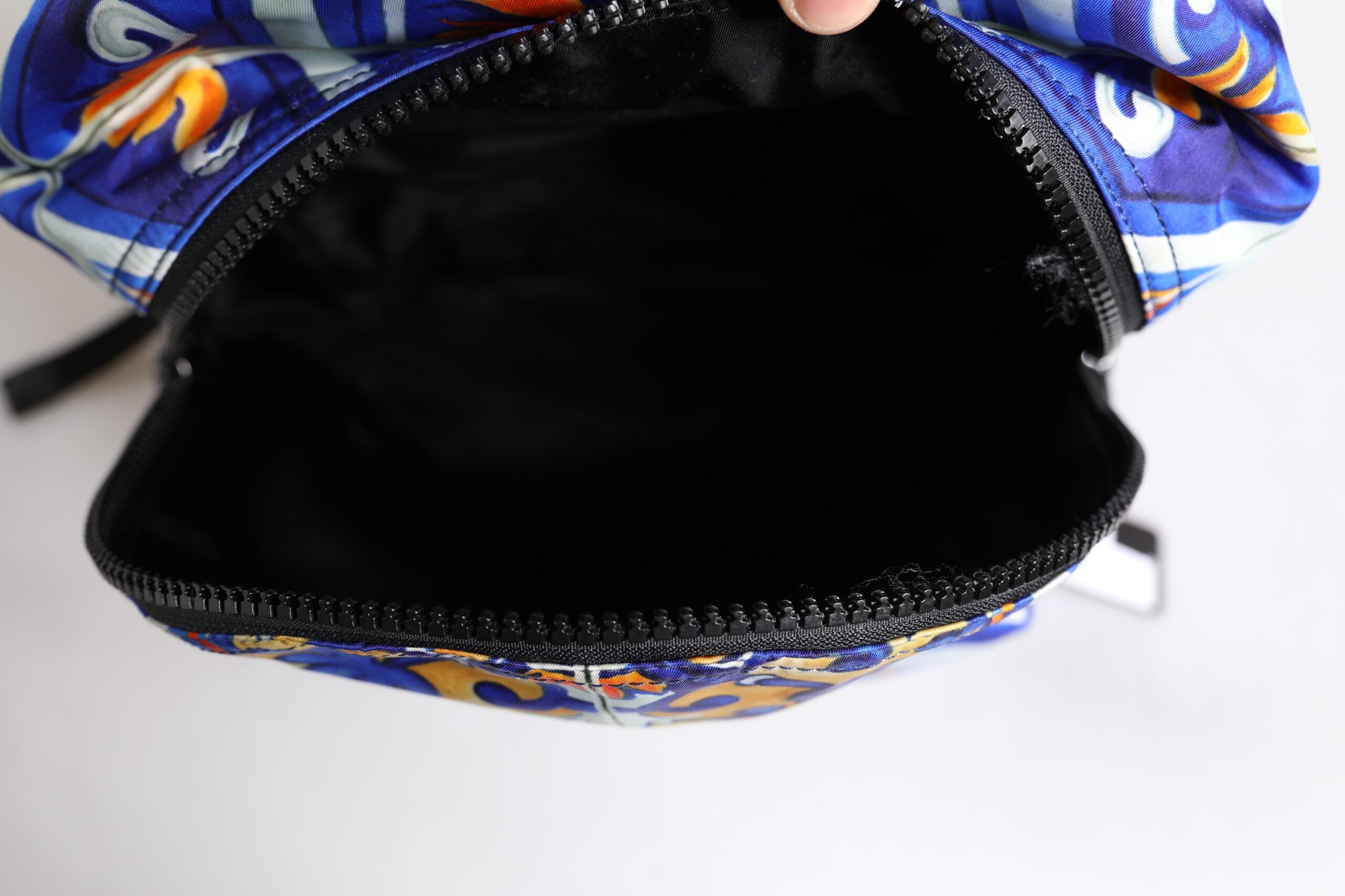 Rucsac de călătorie Dolce &amp; Gabbana cu imprimeu Majolica multicolor