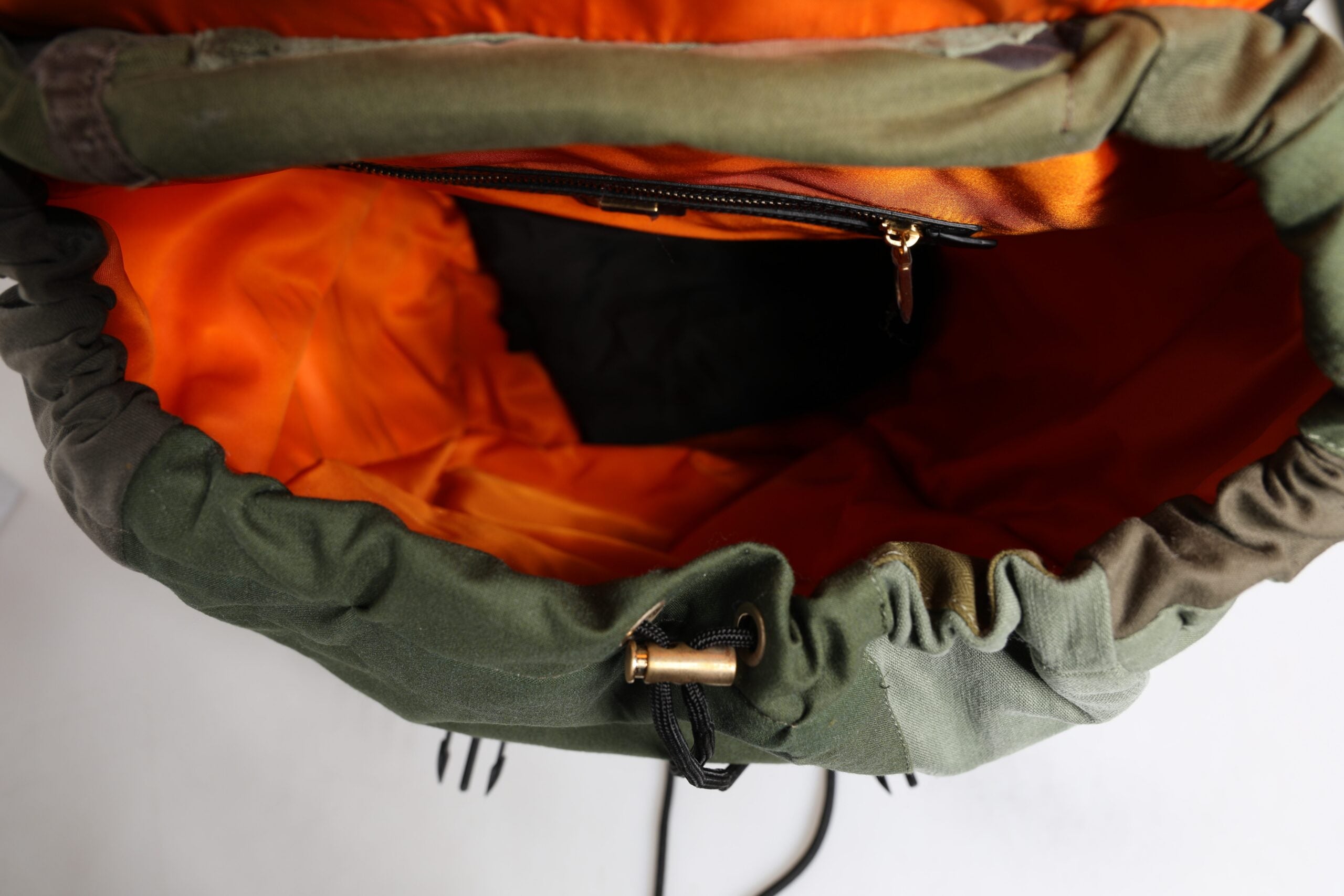 Rucsac de călătorie Dolce &amp; Gabbana verde militar cu imprimeu patchwork