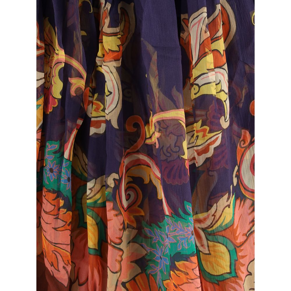Rochie lungă din mătase Etro