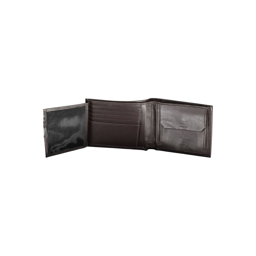 Portofel Calvin Klein din piele maro pentru bărbați