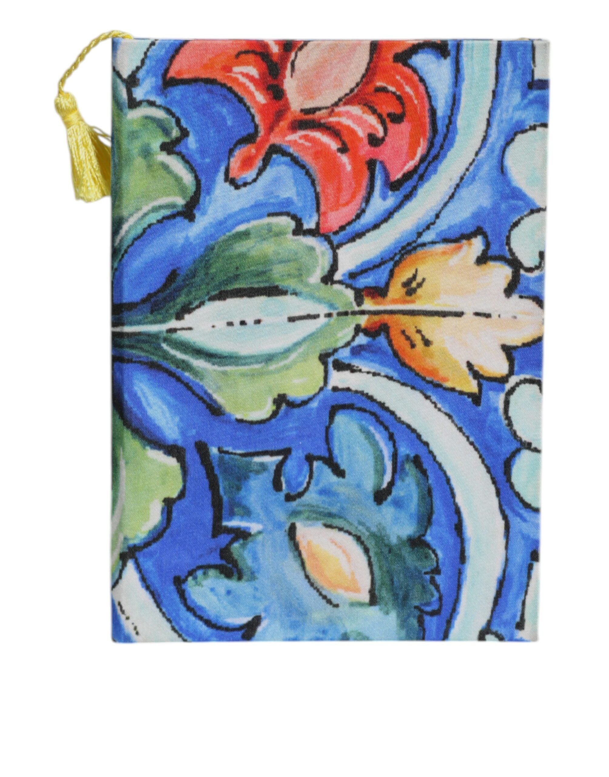 Caiet Dolce &amp; Gabbana cu imprimeu floral sicilian din poliester multicolor