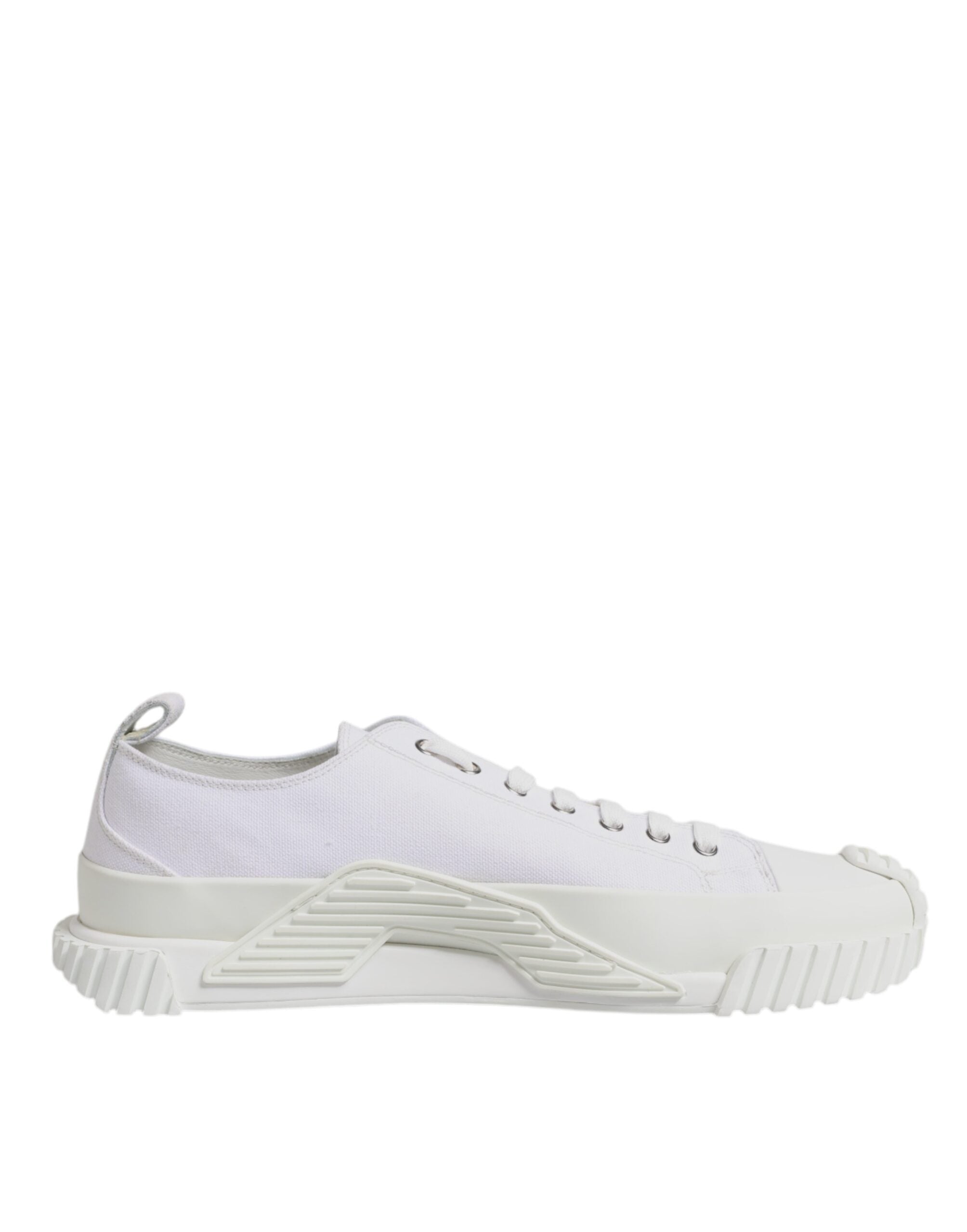 Dolce &amp; Gabbana – Weiße Leder-Sneakers „NS1“ in Niedrig