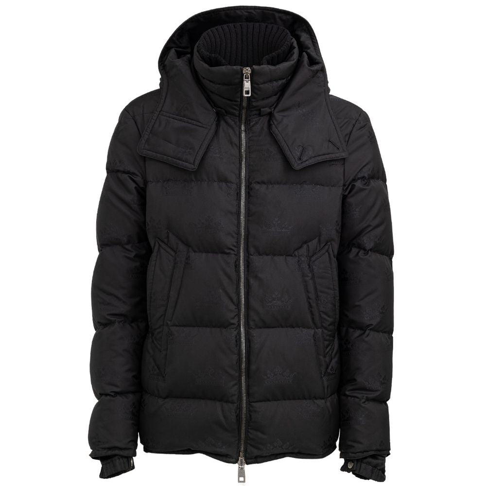 Jachetă Dolce &amp; Gabbana din bumbac negru