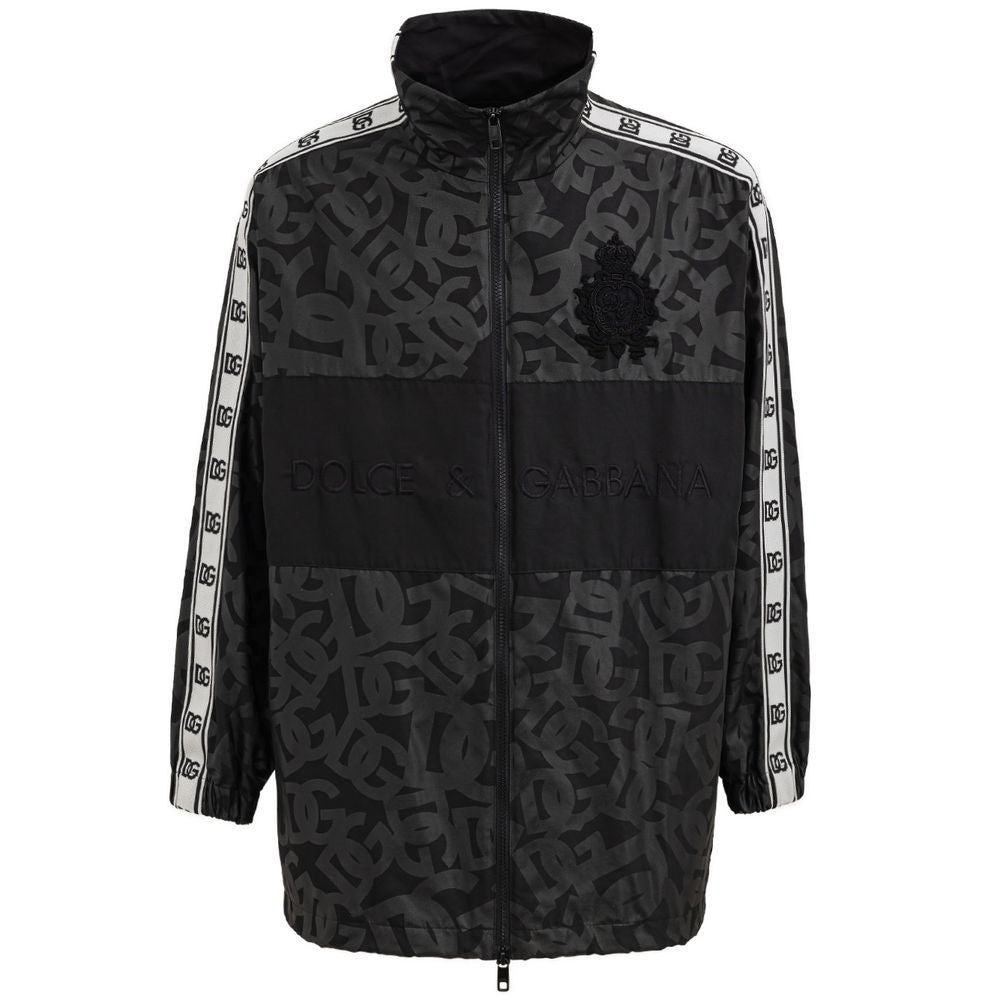 Jachetă Dolce &amp; Gabbana din poliester negru