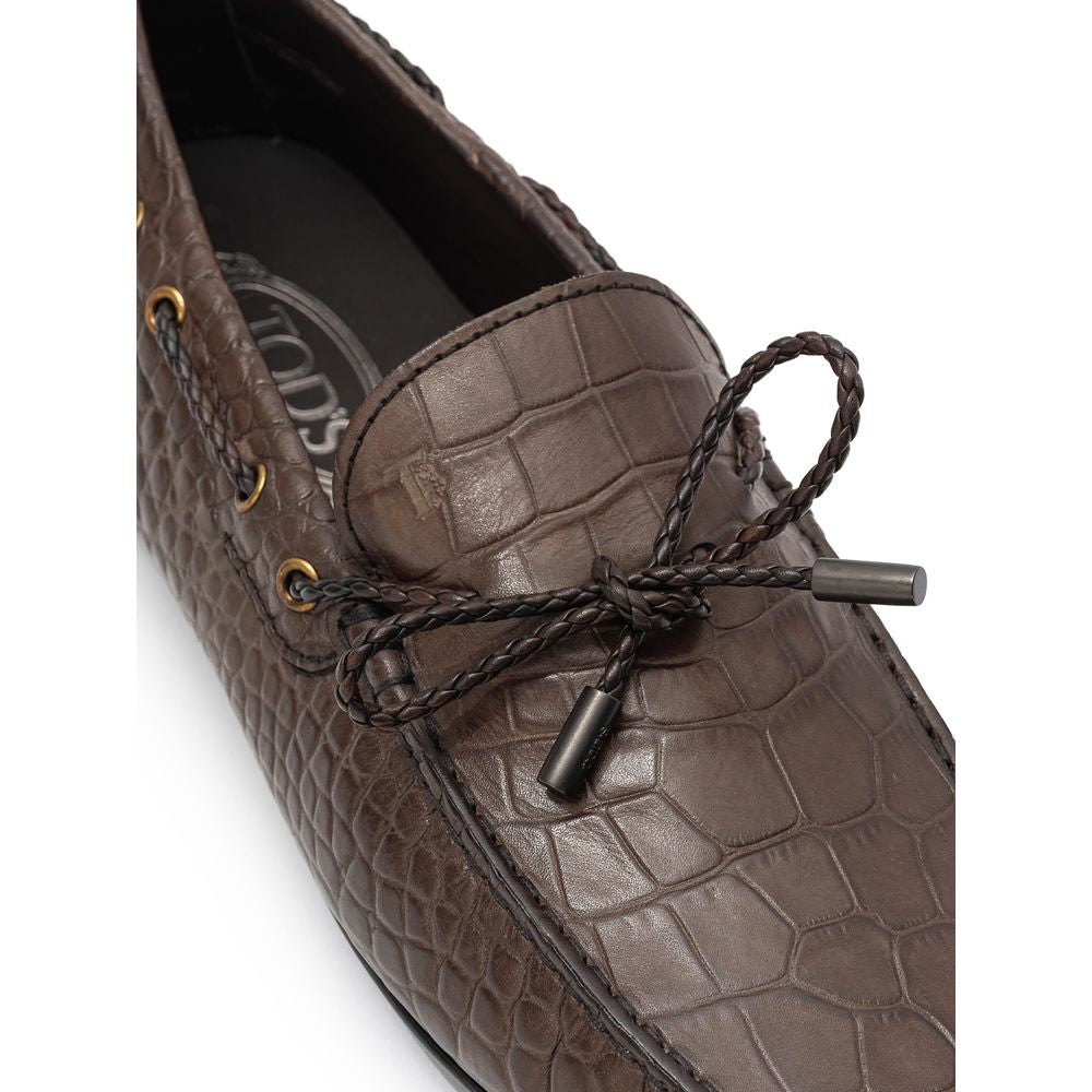 Mocasini din piele maro Tod's