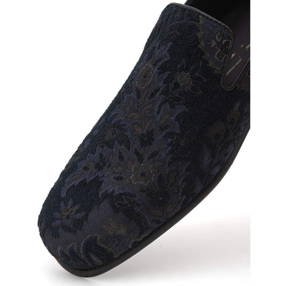 Mocasini Etro din piele albastră