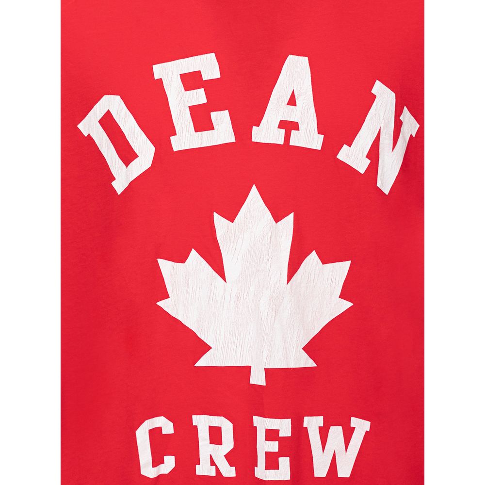 Dsquared² Rotes Baumwoll-T-Shirt
