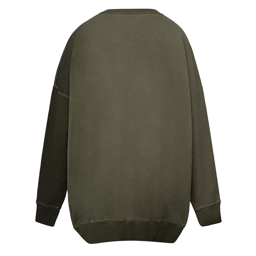 Dsquared² Grüner Baumwollpullover