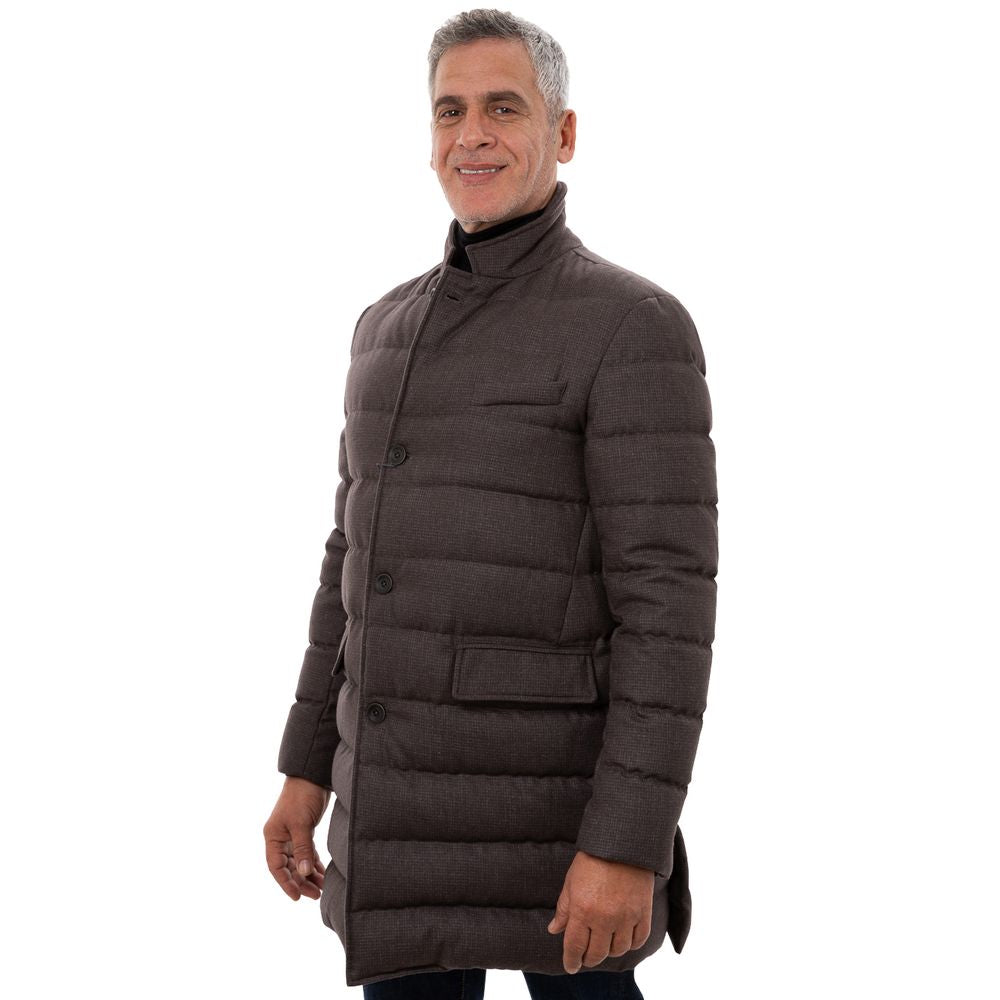 Jachetă Herno din lână maro
