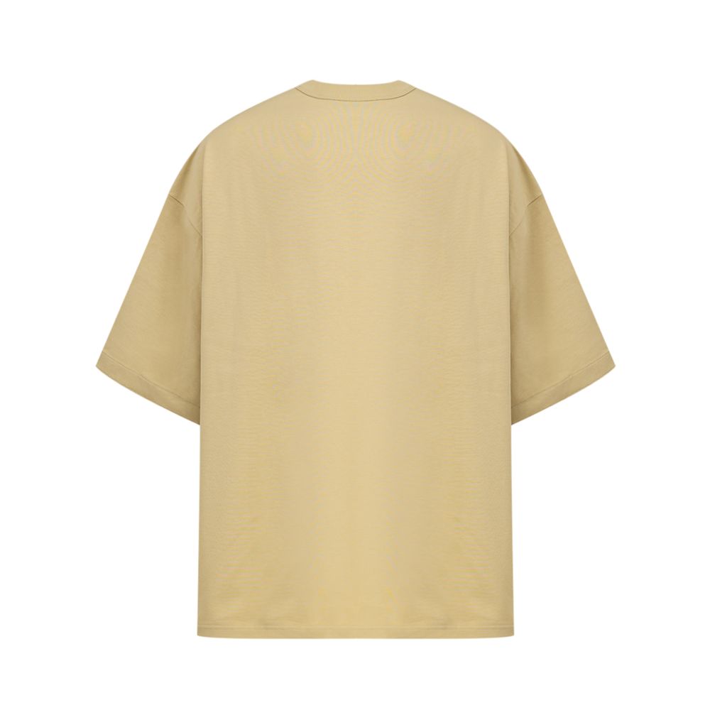 Tricou Bottega Veneta bej din bumbac
