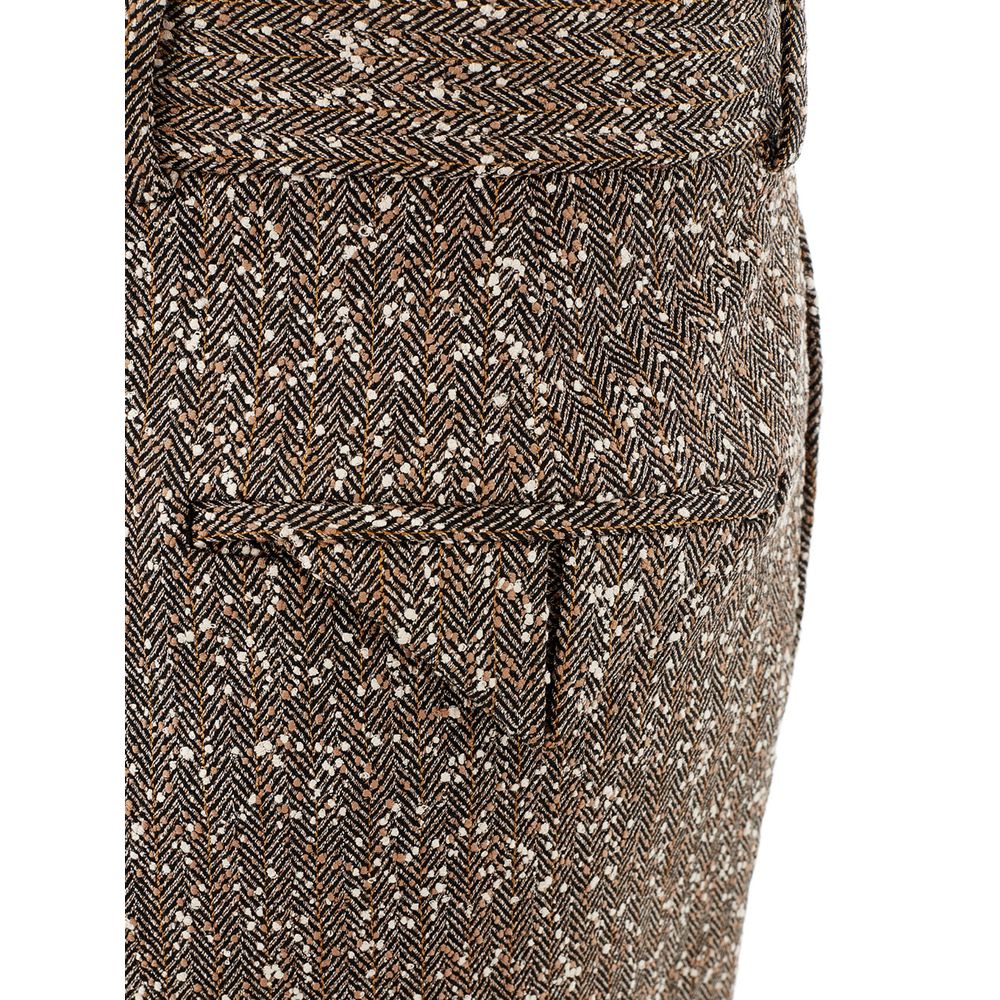 Bottega Veneta Mehrfarbige Viskosehose für elegante Abende