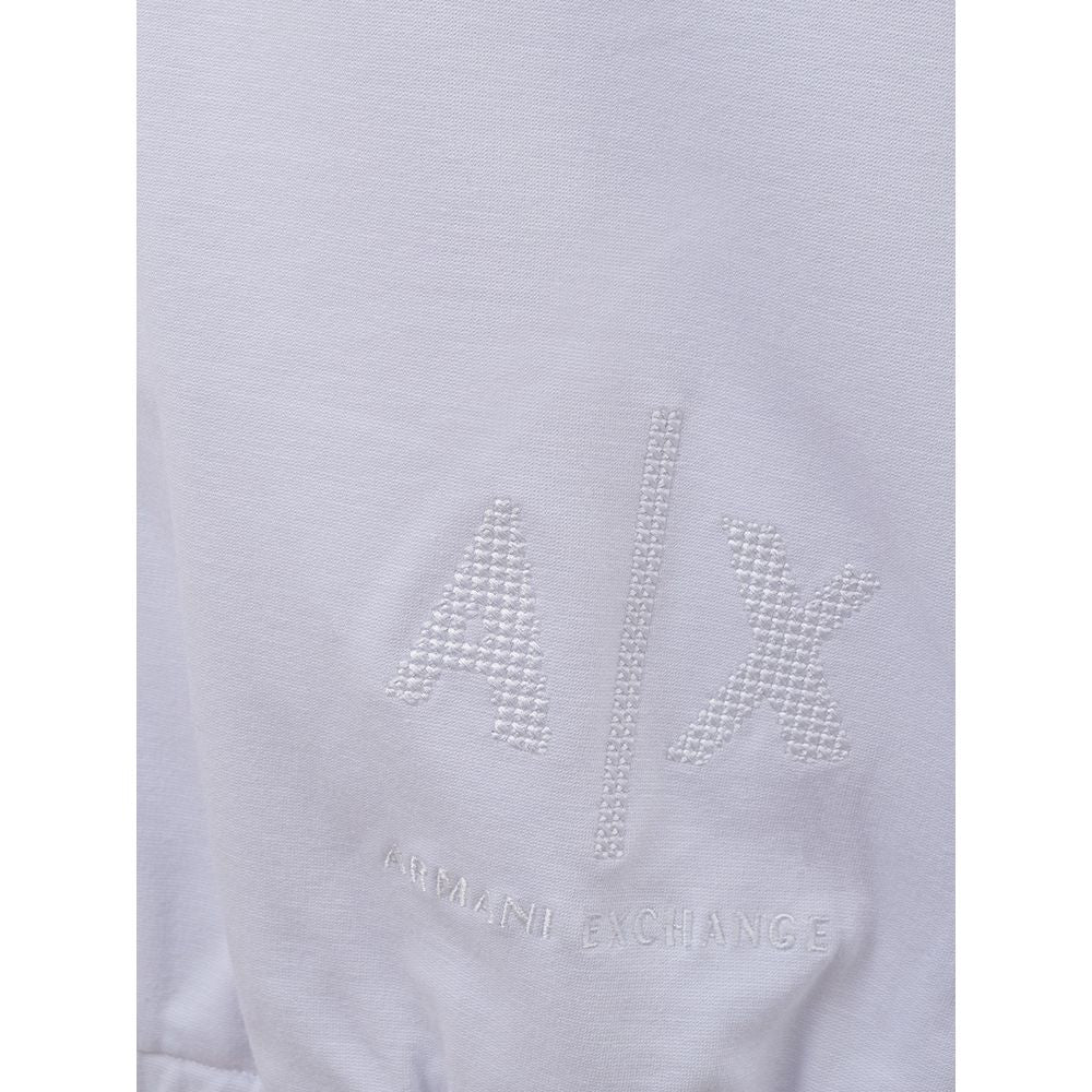 Armani Exchange – Schicker weißer Viskosepullover für Damen