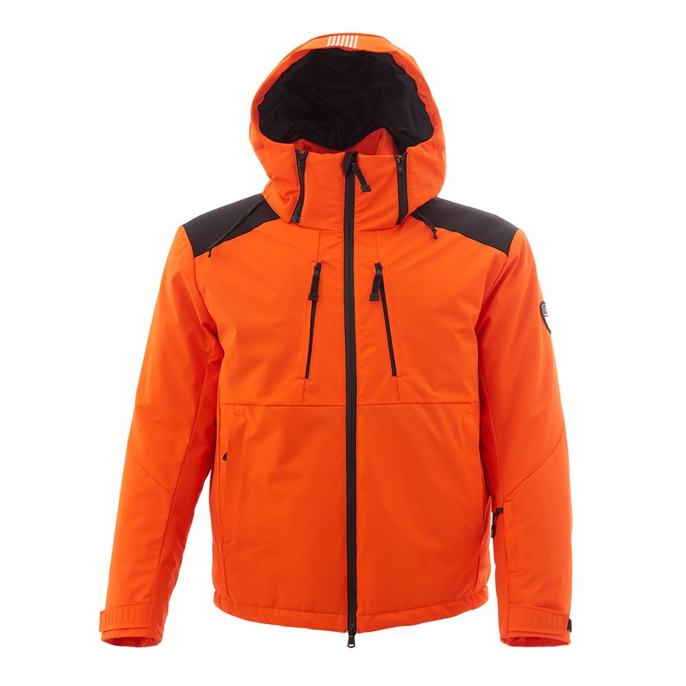 EA7 Emporio Armani – Strahlend orangefarbene EA7-Leichte Jacke