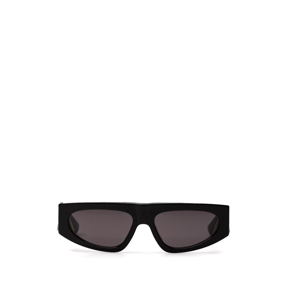 Ochelari de soare Bottega Veneta negri cu model Haircalf