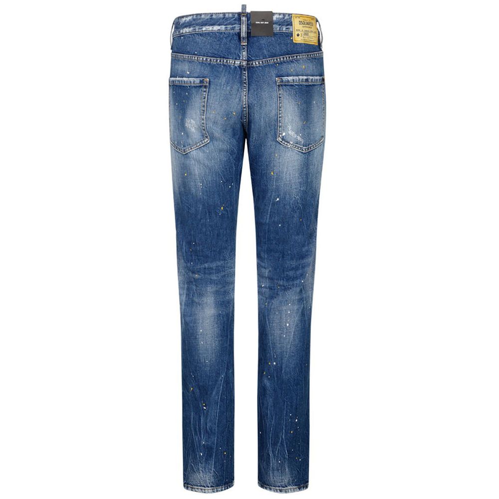 Dsquared² Jeans und Hose aus blauer Baumwolle