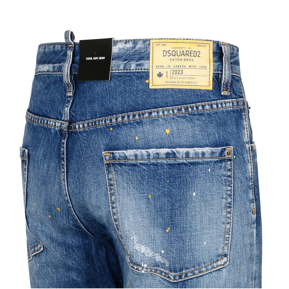 Dsquared² Jeans und Hose aus blauer Baumwolle