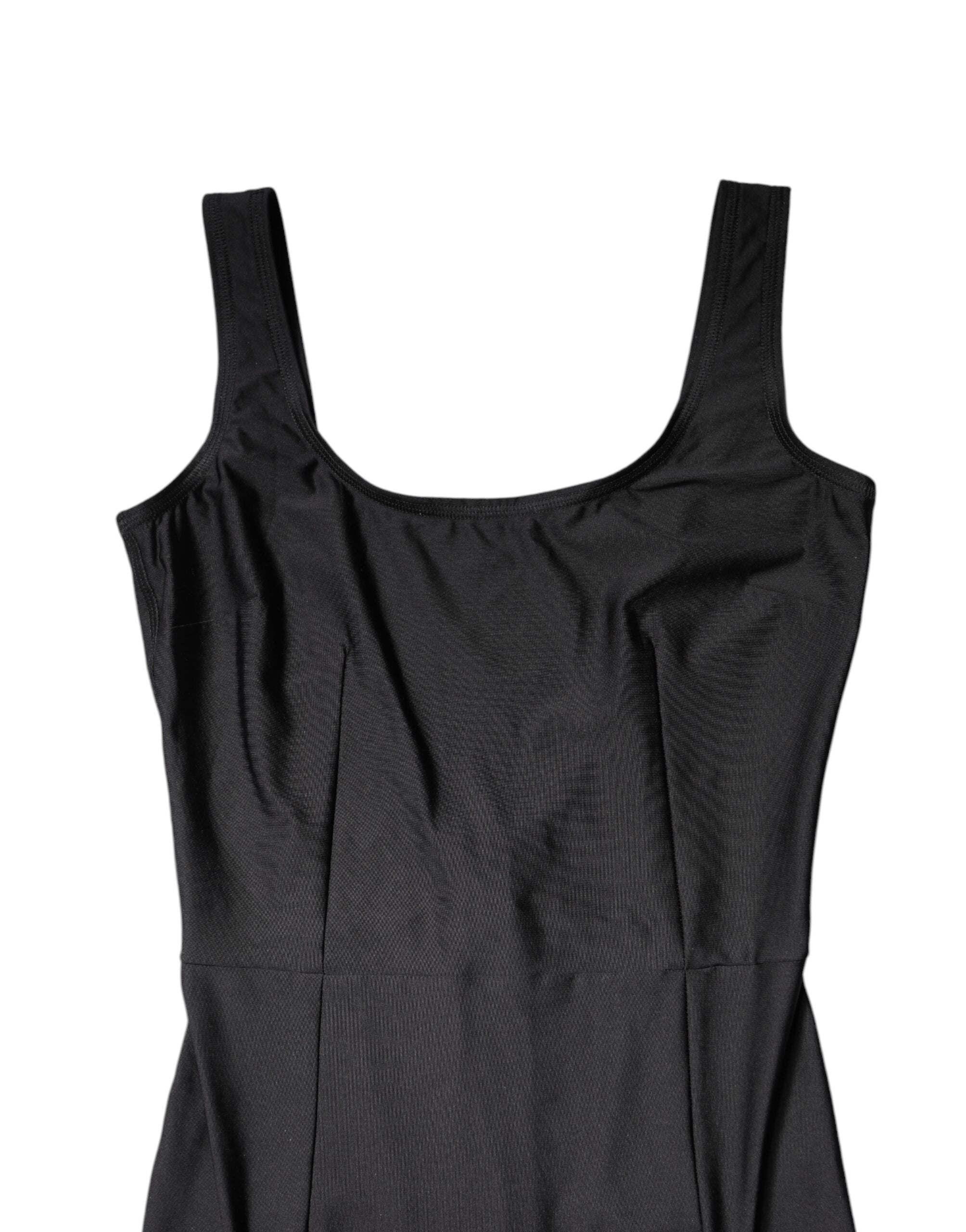 Dolce &amp; Gabbana Rochie scurtă neagră fără mâneci, model bodycon, pentru femei