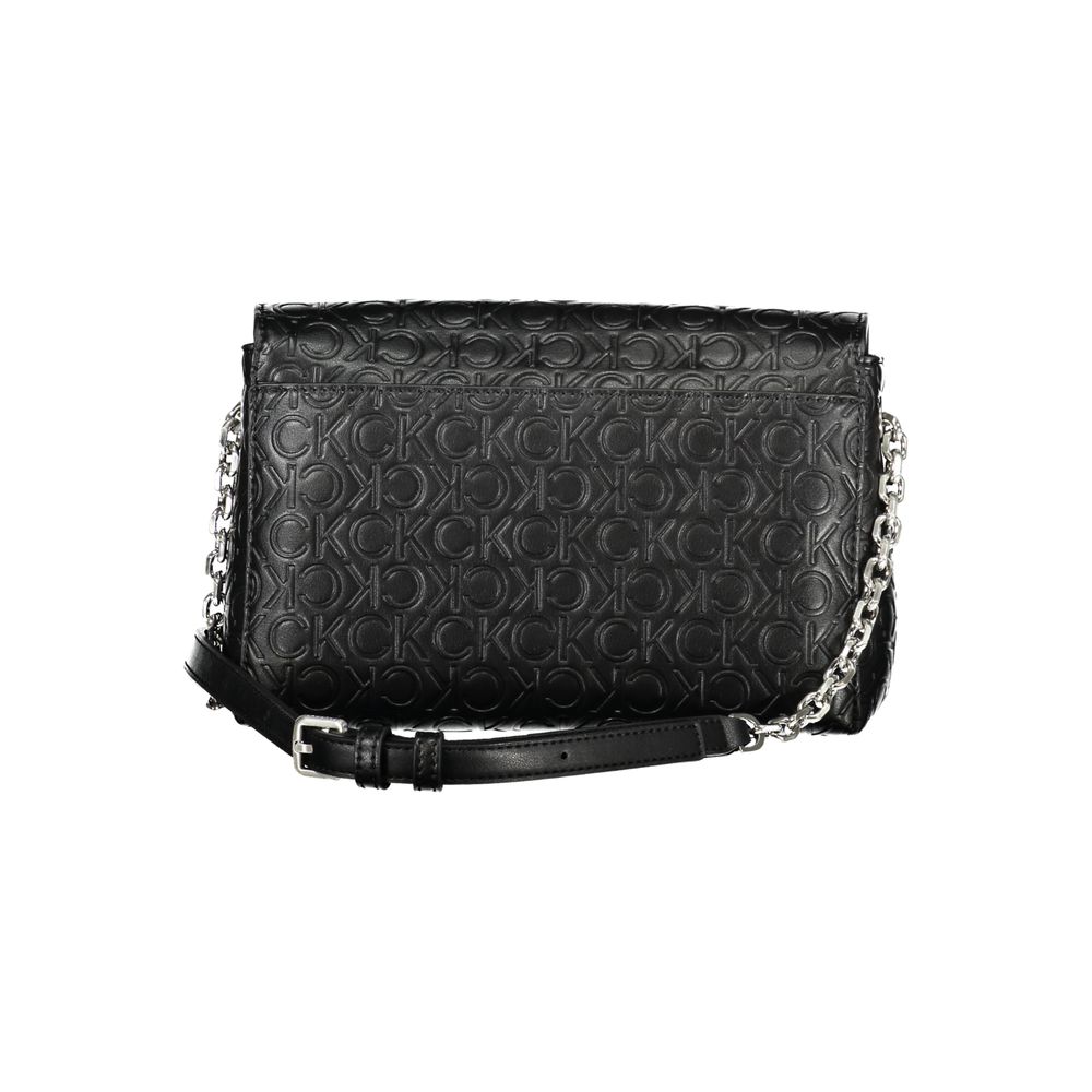 Calvin Klein Schwarze Polyester-Handtasche