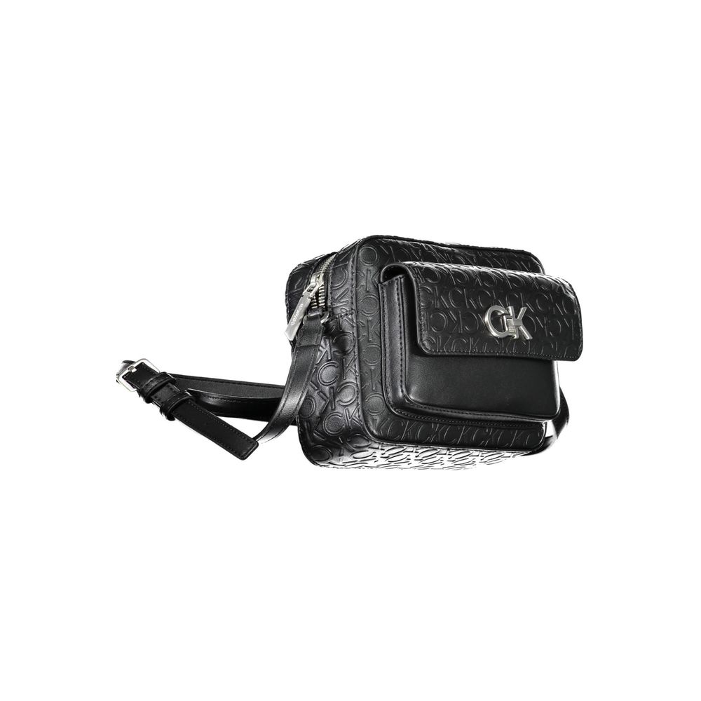 Calvin Klein Schwarze Polyester-Handtasche