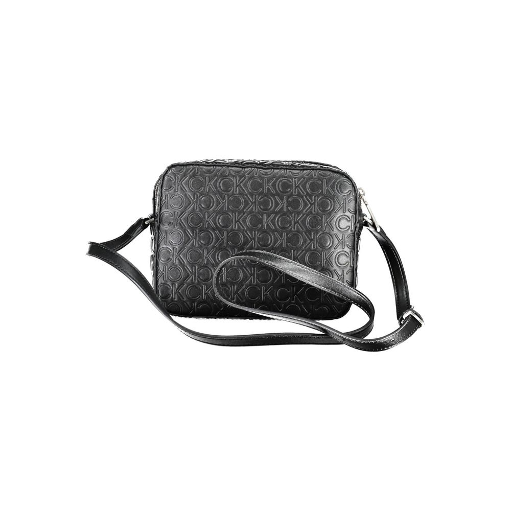 Geantă de mână Calvin Klein neagră din poliester