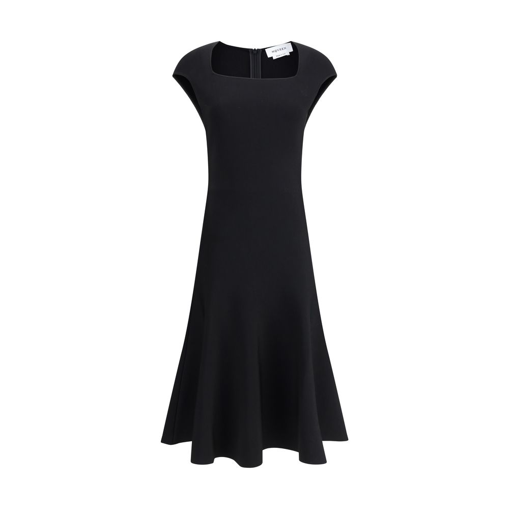Rochie mini evazată Alexander McQueen