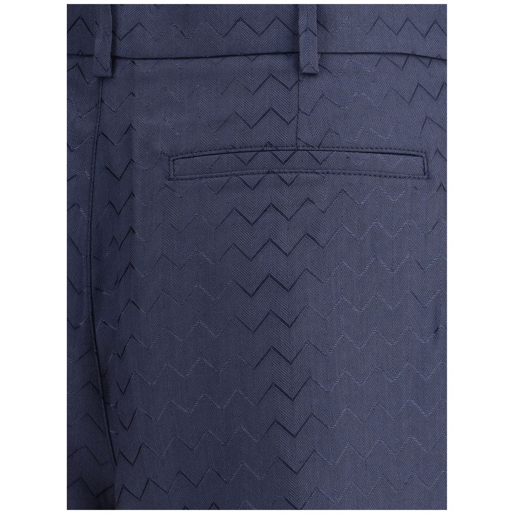 Missoni Tailored Shorts mit glänzendem Zickzack-Muster
