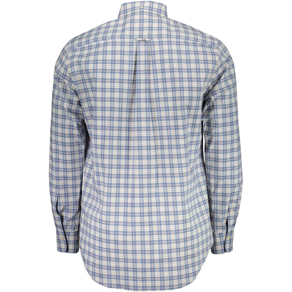 Gant Blaues Herrenhemd aus Baumwolle