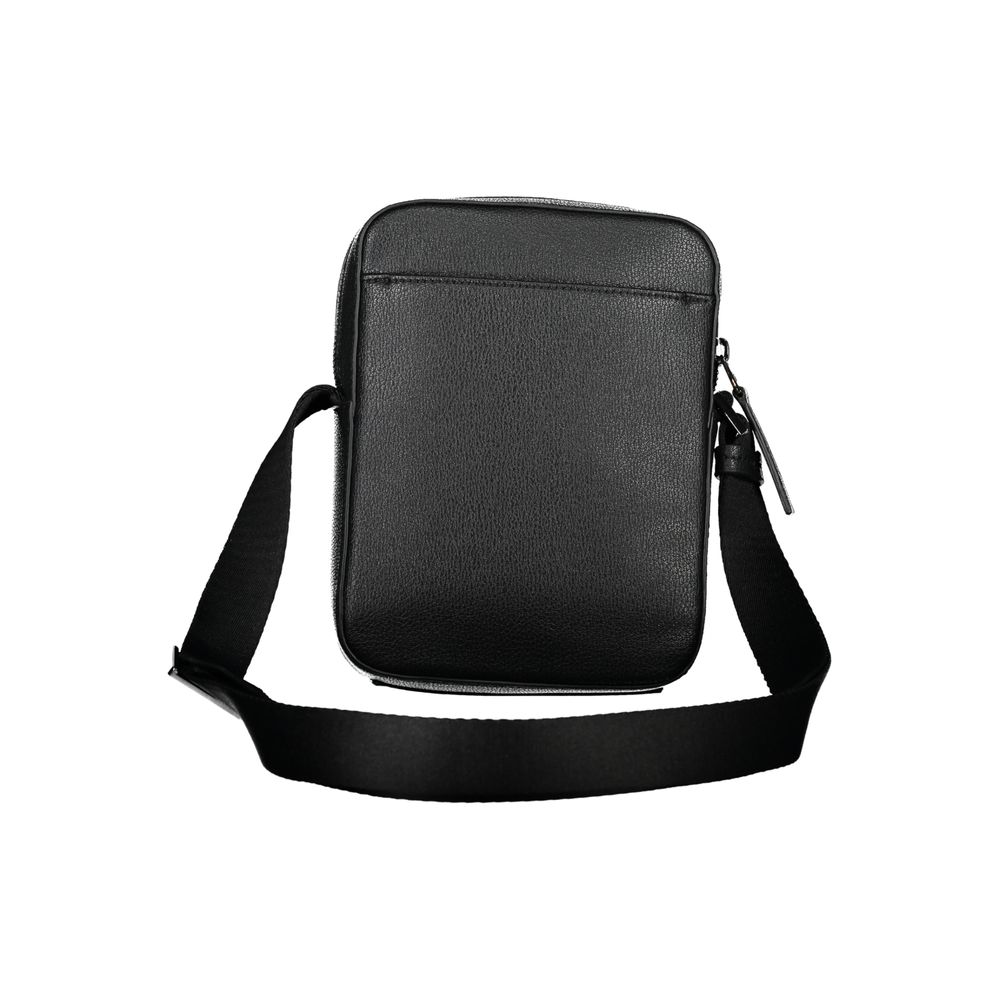 Geantă de umăr Calvin Klein Sleek neagră cu detaliu logo