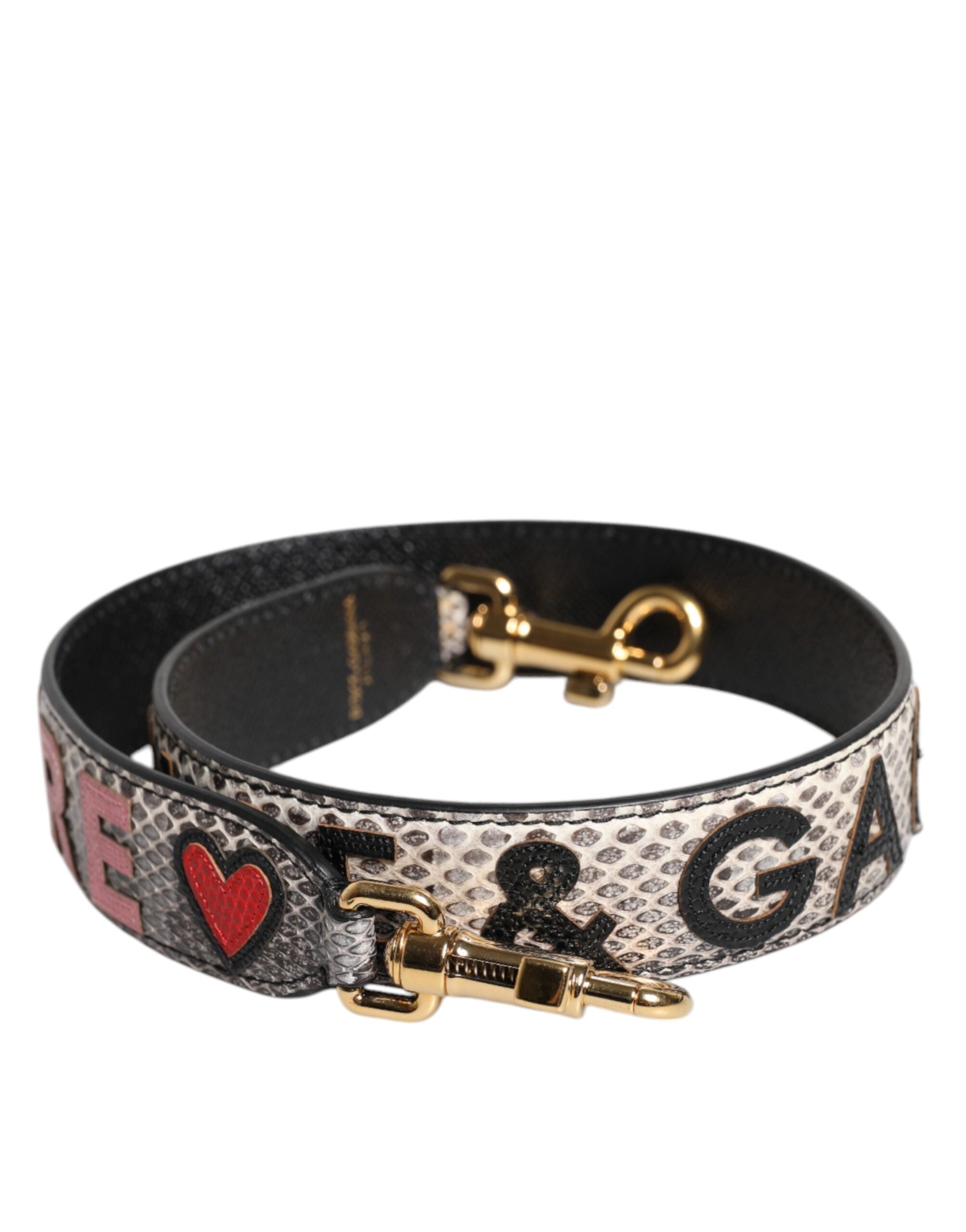 Dolce &amp; Gabbana Geantă de umăr multicoloră DG AMORE cu patch