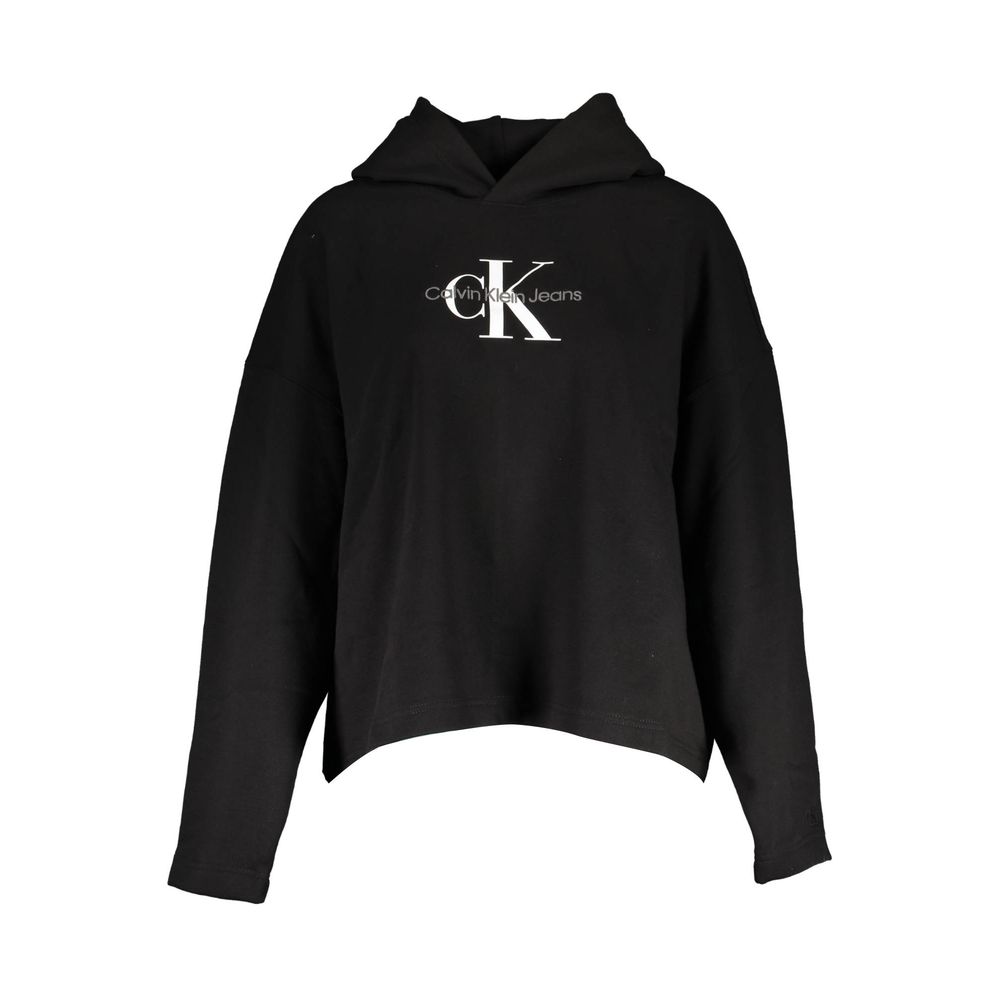 Calvin Klein Damenpullover aus schwarzer Baumwolle