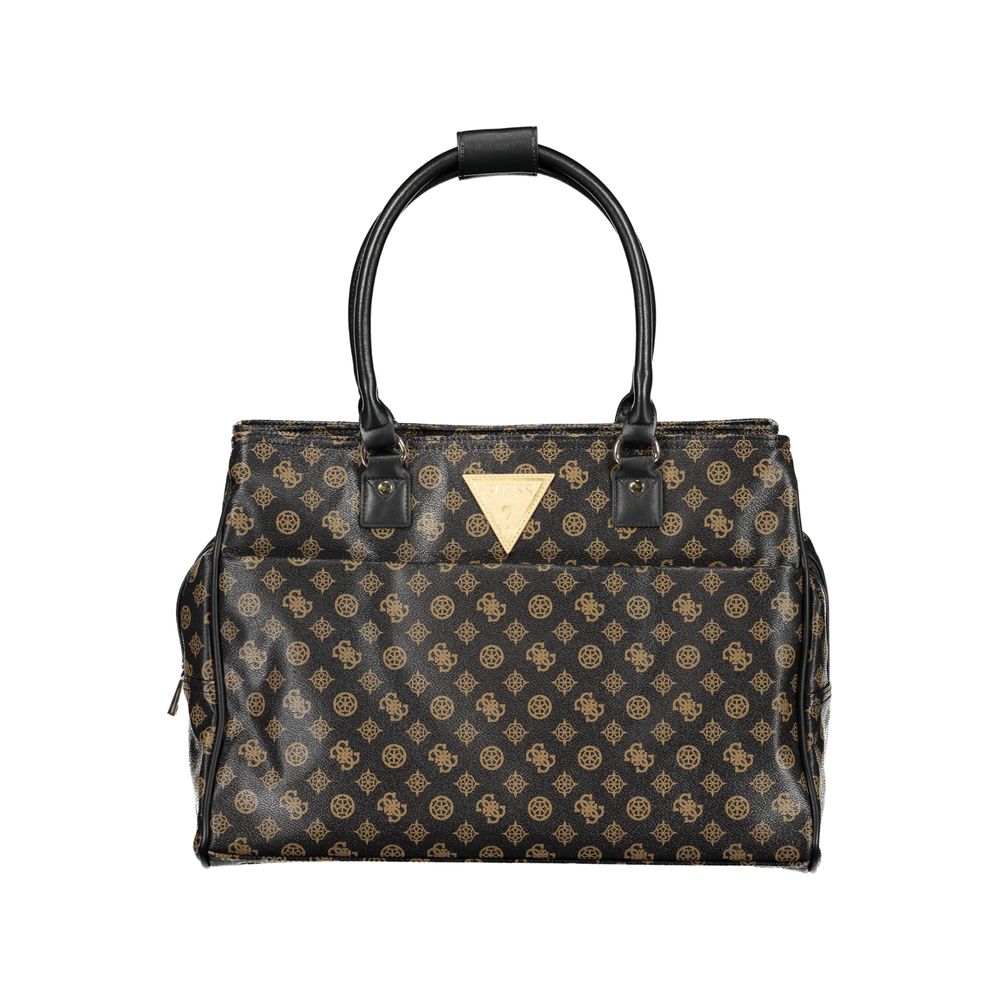 Guess Jeans – Handtasche aus Polyethylen in Braun