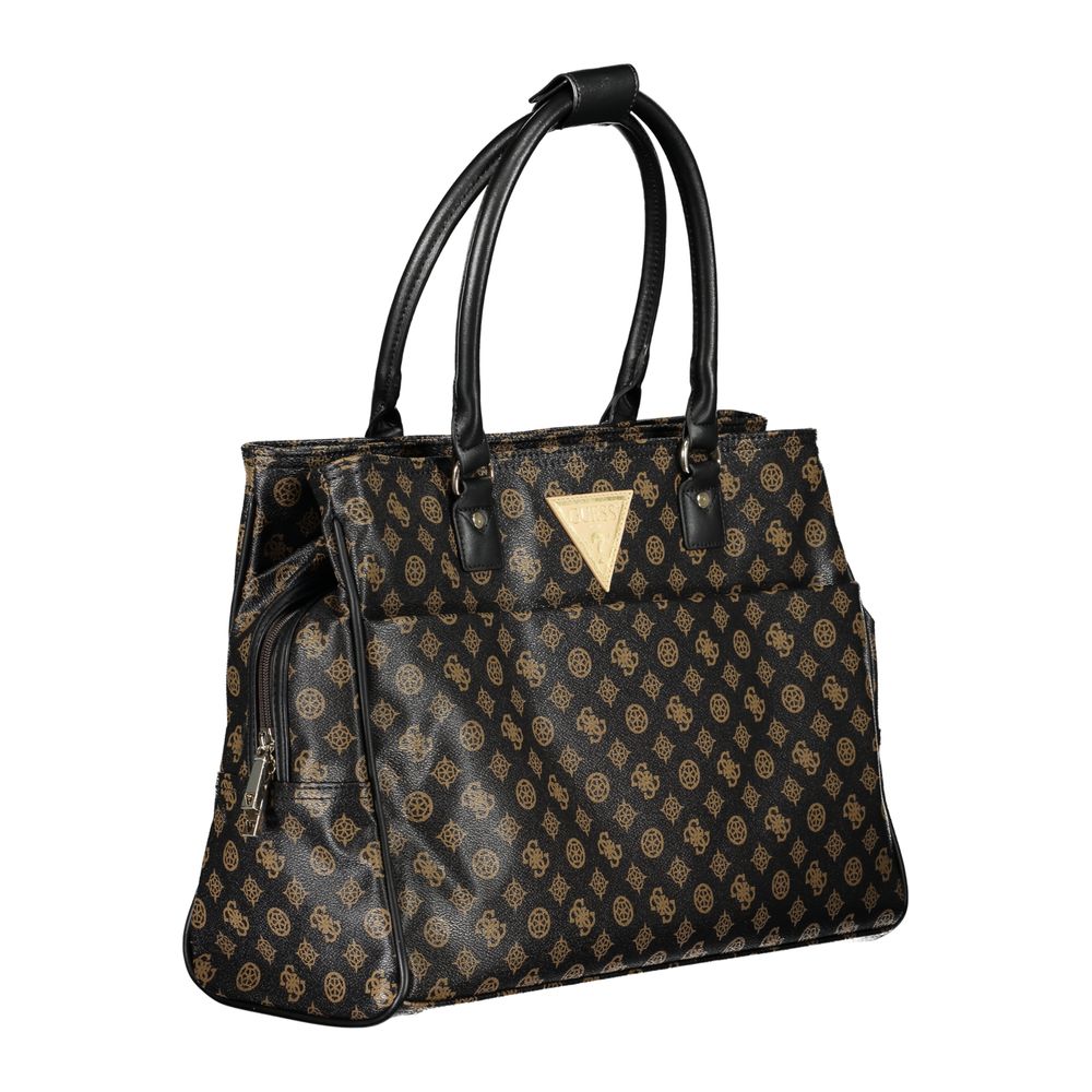 Guess Jeans – Handtasche aus Polyethylen in Braun