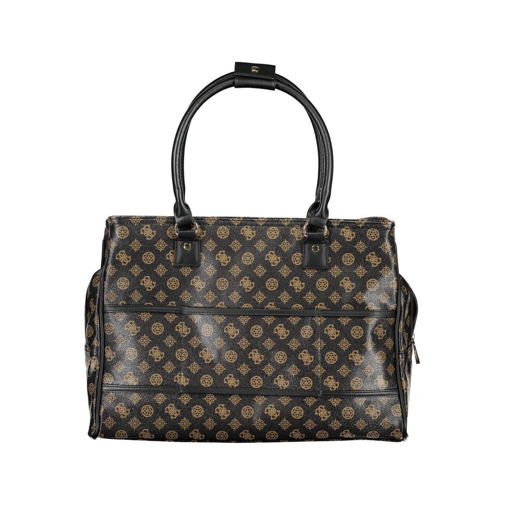 Guess Jeans – Handtasche aus Polyethylen in Braun