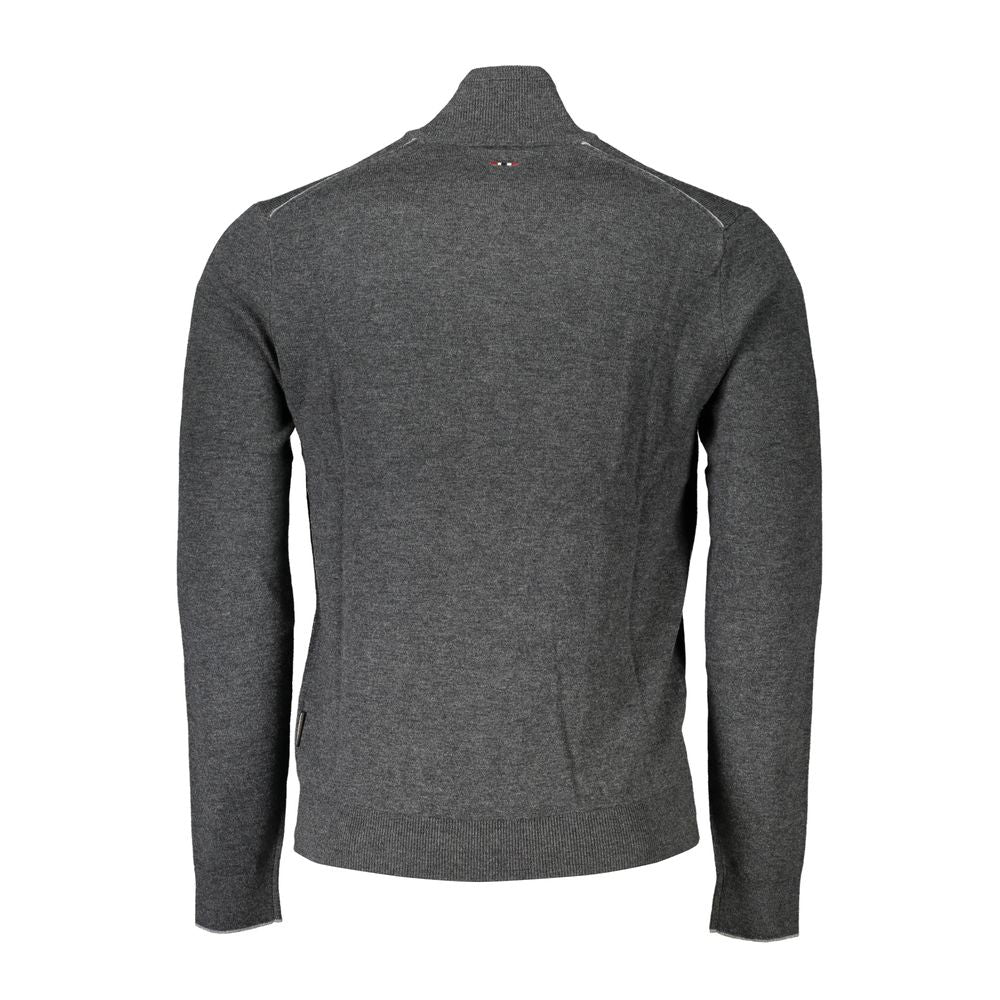 Napapijri Herrenpullover aus grauem Stoff