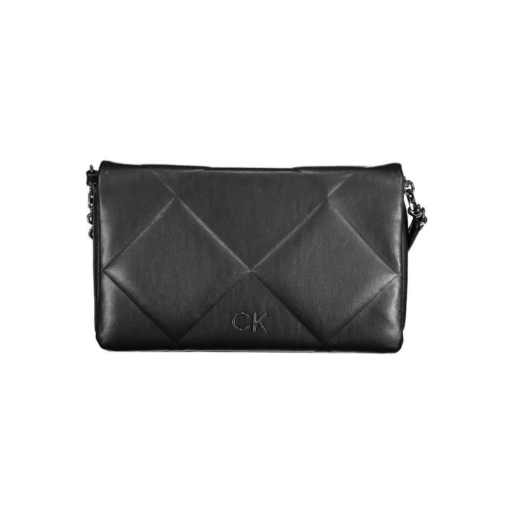 Calvin Klein Schwarze Polyester-Handtasche