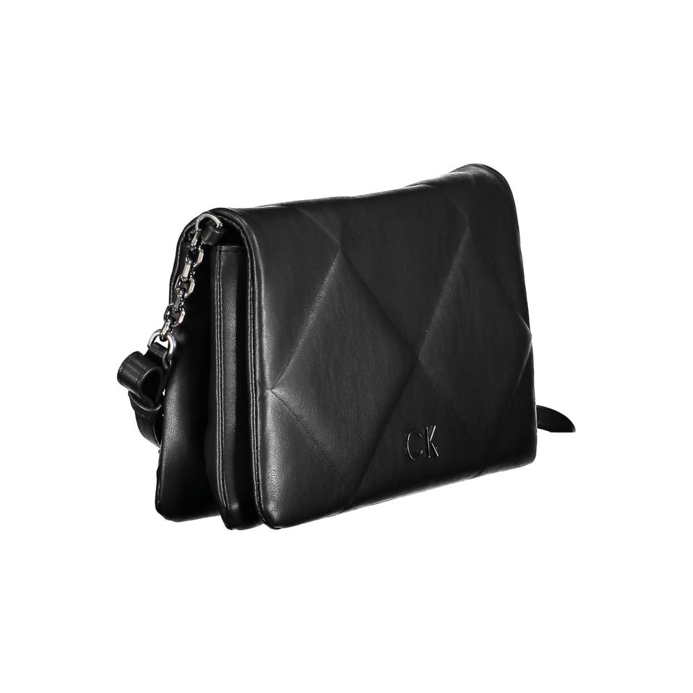Calvin Klein Schwarze Polyester-Handtasche