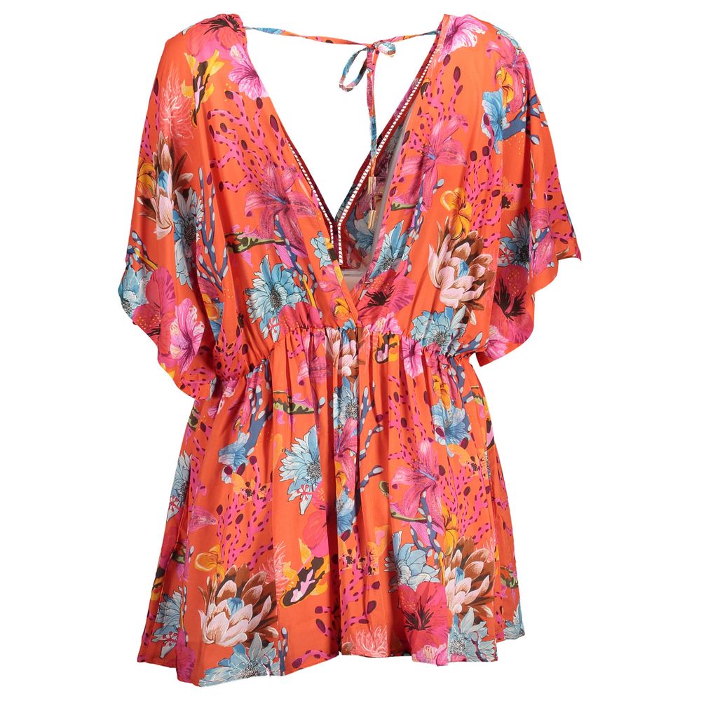 Rochie Desigual roșie din viscoză pentru femei