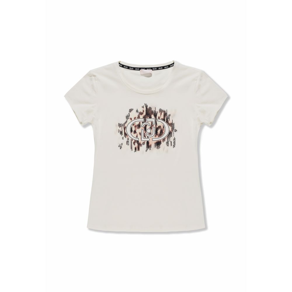 Liu Jo Topuri și tricou din bumbac alb