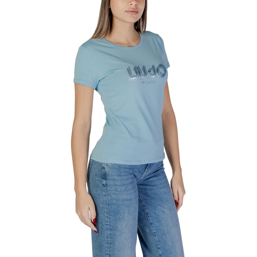 Liu Jo Blaue Baumwolloberteile und T-Shirts