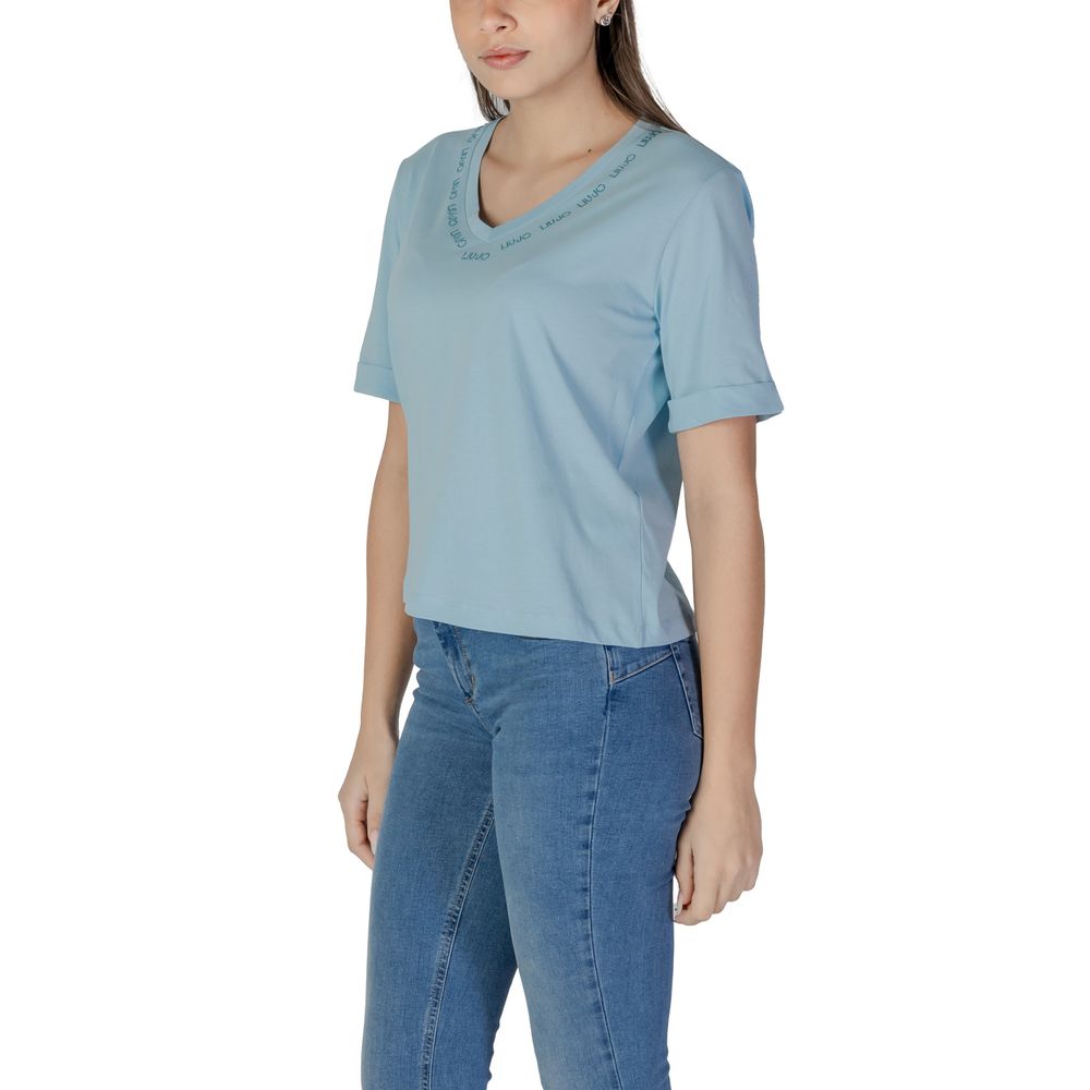 Liu Jo Blaue Baumwolloberteile und T-Shirts