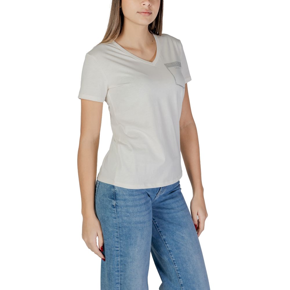 Liu Jo Topuri și tricou din bumbac alb