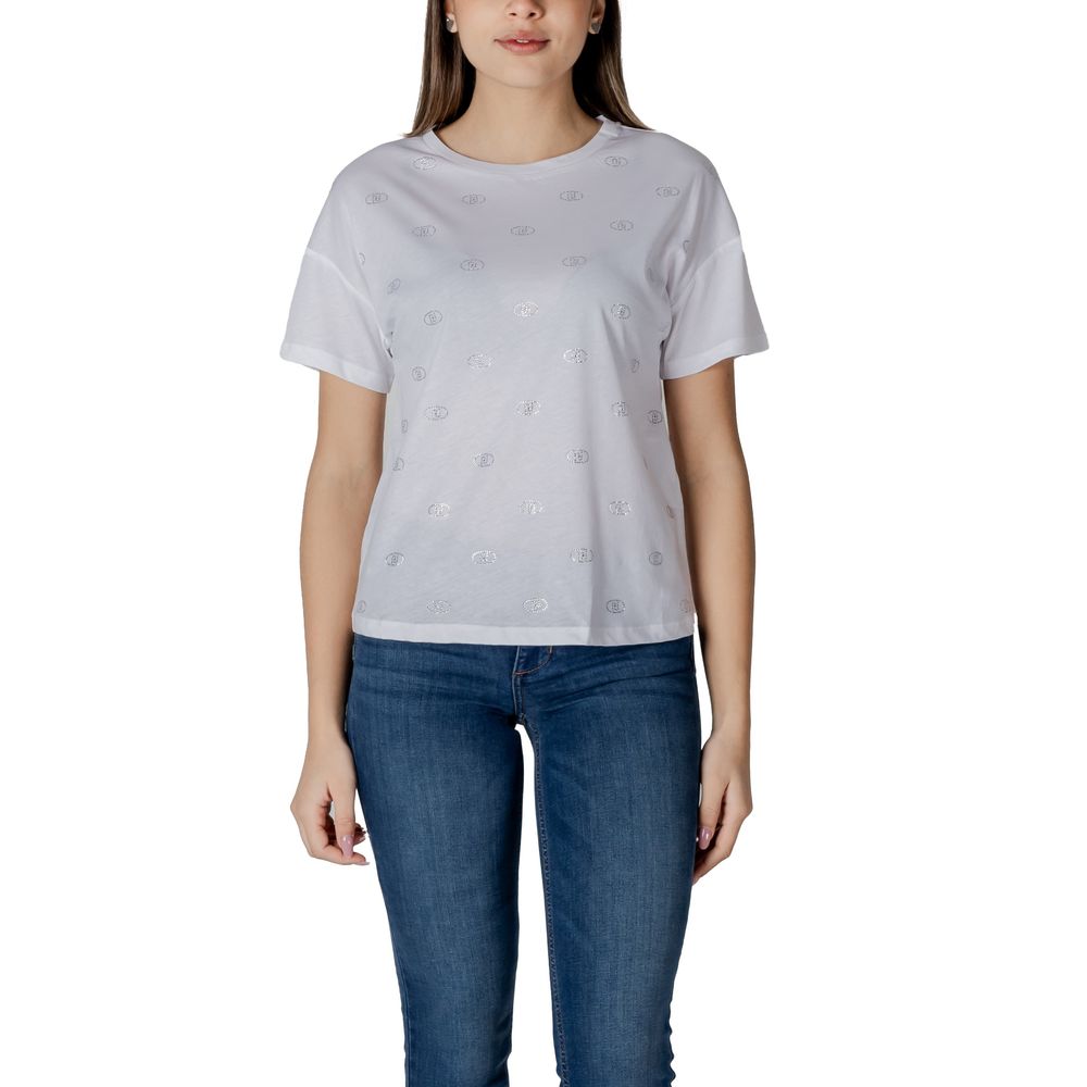 Liu Jo Topuri și tricou din bumbac alb