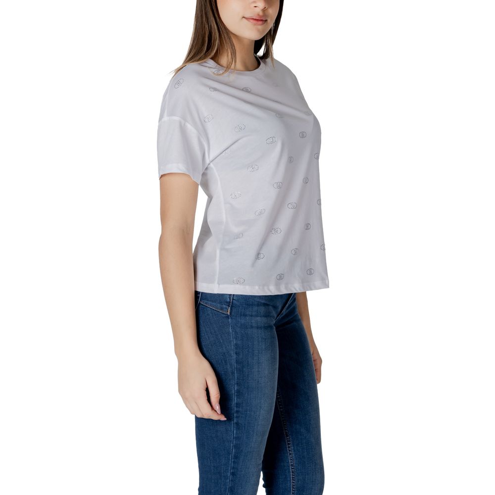 Liu Jo Topuri și tricou din bumbac alb