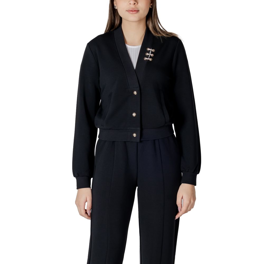 Liu Jo Schwarzer Modalpullover